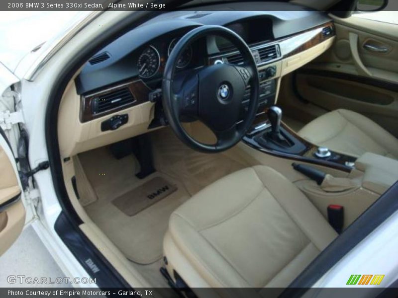 Alpine White / Beige 2006 BMW 3 Series 330xi Sedan