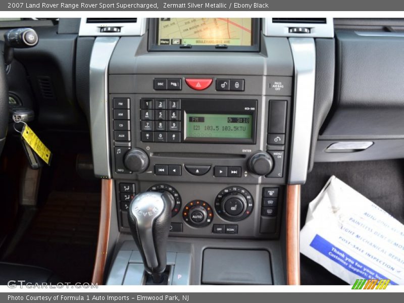 Zermatt Silver Metallic / Ebony Black 2007 Land Rover Range Rover Sport Supercharged