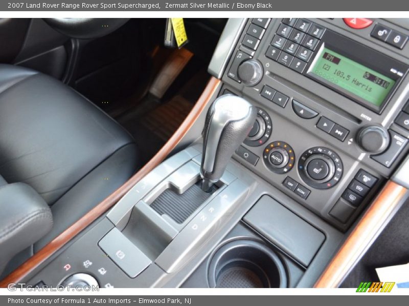 Zermatt Silver Metallic / Ebony Black 2007 Land Rover Range Rover Sport Supercharged