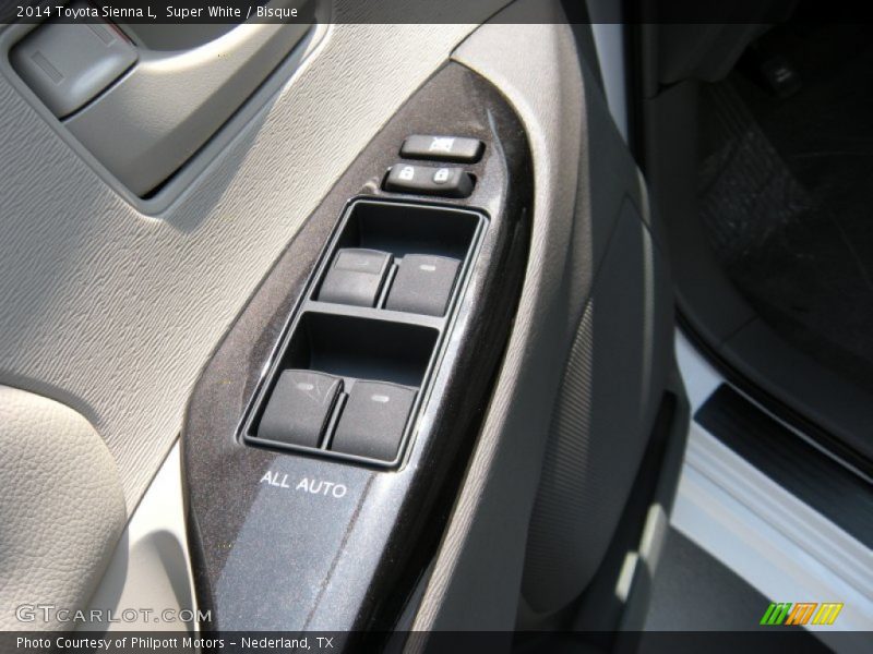 Super White / Bisque 2014 Toyota Sienna L