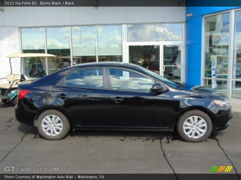 Ebony Black / Black 2012 Kia Forte EX
