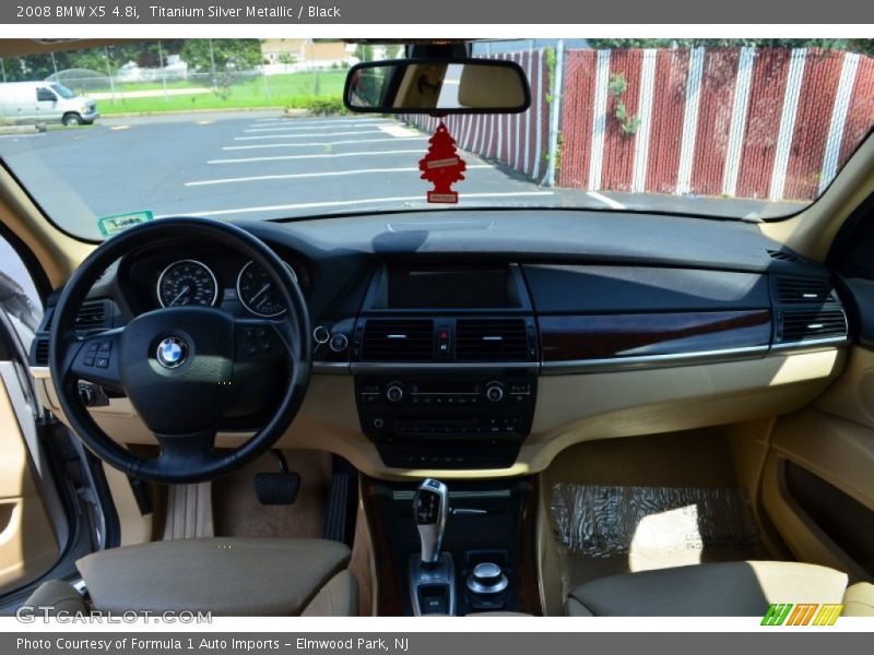 Titanium Silver Metallic / Black 2008 BMW X5 4.8i