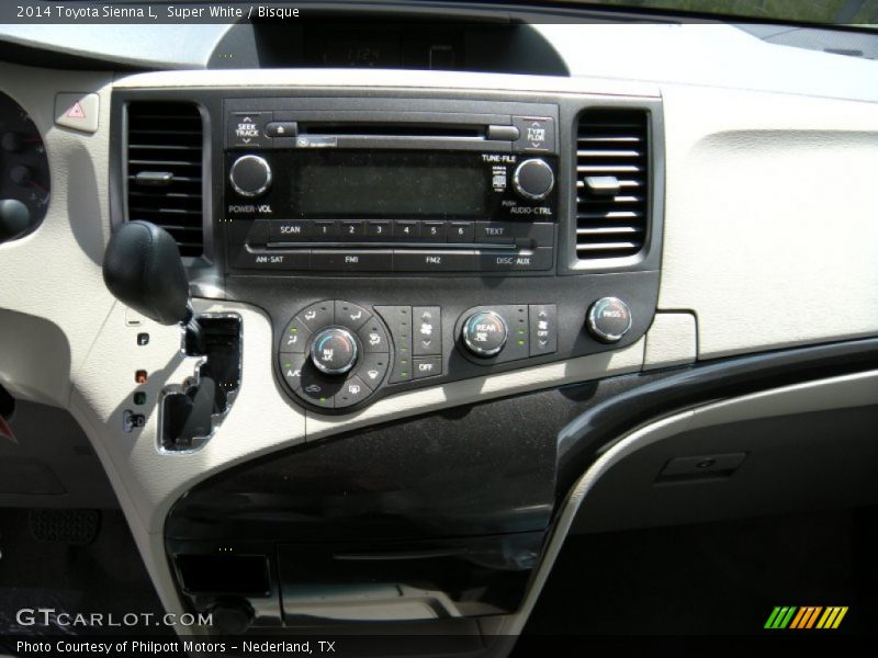 Super White / Bisque 2014 Toyota Sienna L