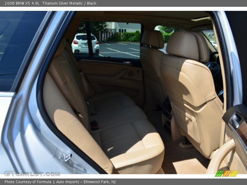 Titanium Silver Metallic / Black 2008 BMW X5 4.8i