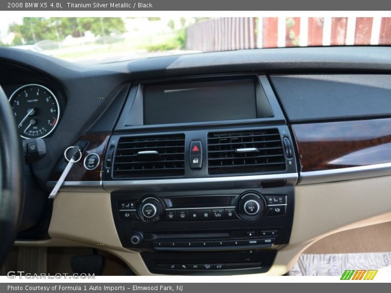 Titanium Silver Metallic / Black 2008 BMW X5 4.8i