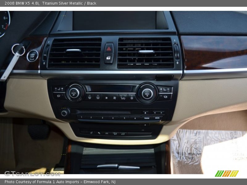 Titanium Silver Metallic / Black 2008 BMW X5 4.8i