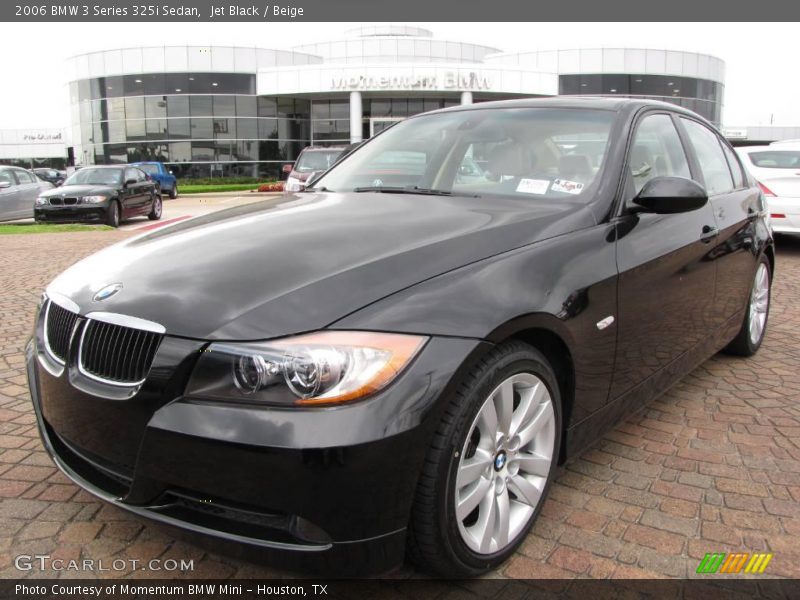 Jet Black / Beige 2006 BMW 3 Series 325i Sedan