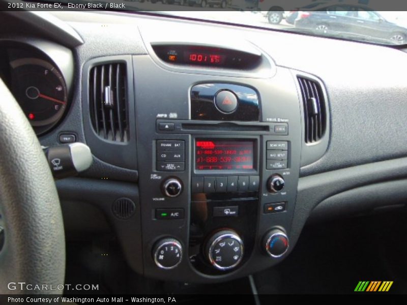 Ebony Black / Black 2012 Kia Forte EX
