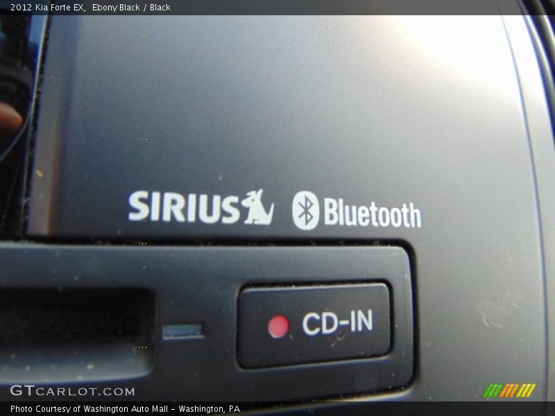Ebony Black / Black 2012 Kia Forte EX