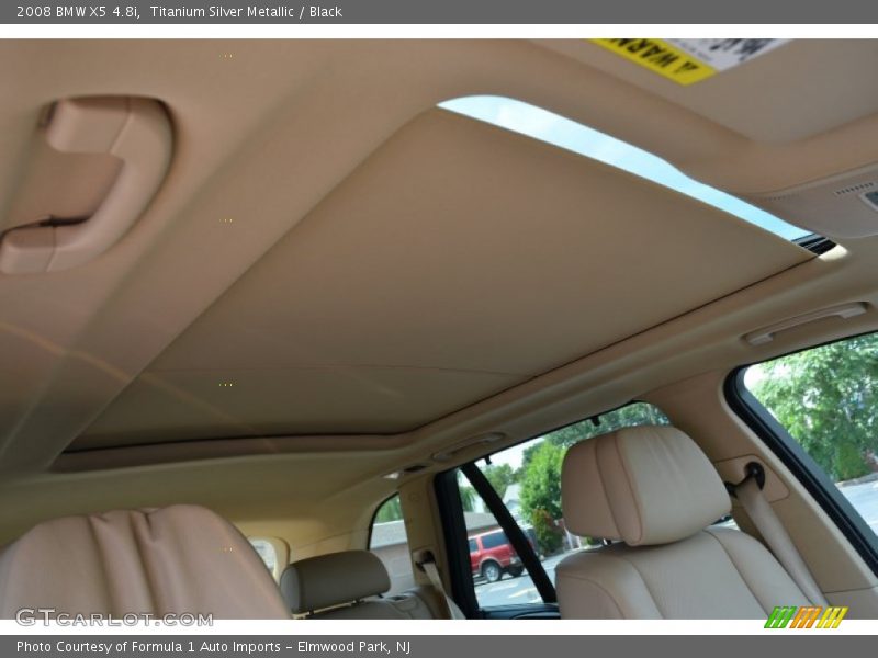 Titanium Silver Metallic / Black 2008 BMW X5 4.8i