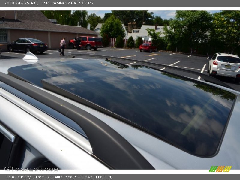 Titanium Silver Metallic / Black 2008 BMW X5 4.8i