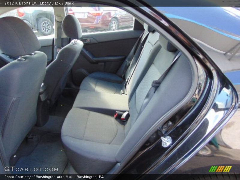 Ebony Black / Black 2012 Kia Forte EX