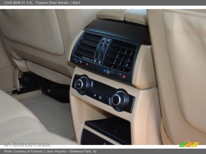 Titanium Silver Metallic / Black 2008 BMW X5 4.8i