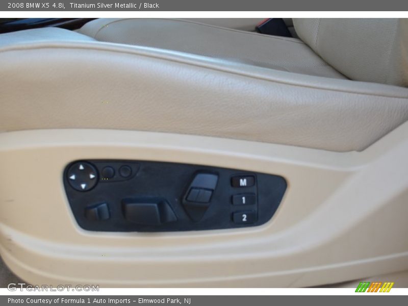 Titanium Silver Metallic / Black 2008 BMW X5 4.8i