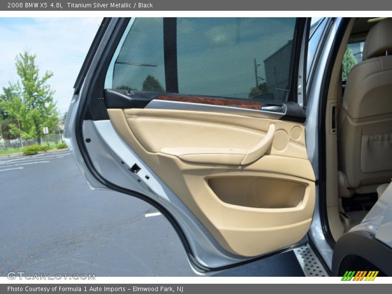 Titanium Silver Metallic / Black 2008 BMW X5 4.8i