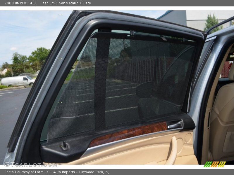 Titanium Silver Metallic / Black 2008 BMW X5 4.8i