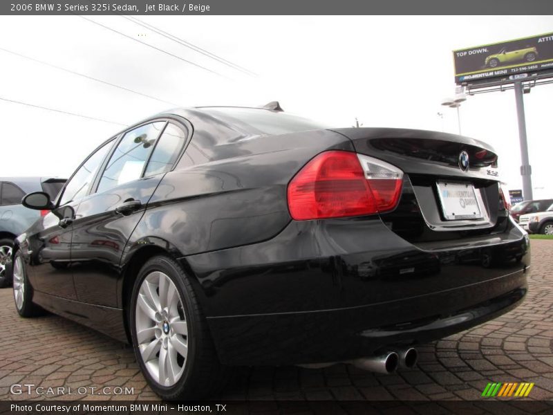 Jet Black / Beige 2006 BMW 3 Series 325i Sedan