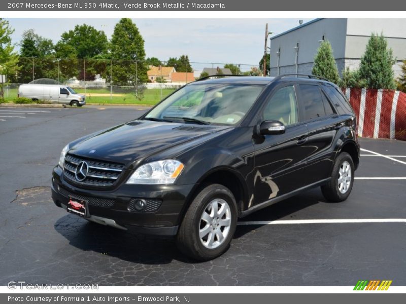 Verde Brook Metallic / Macadamia 2007 Mercedes-Benz ML 350 4Matic