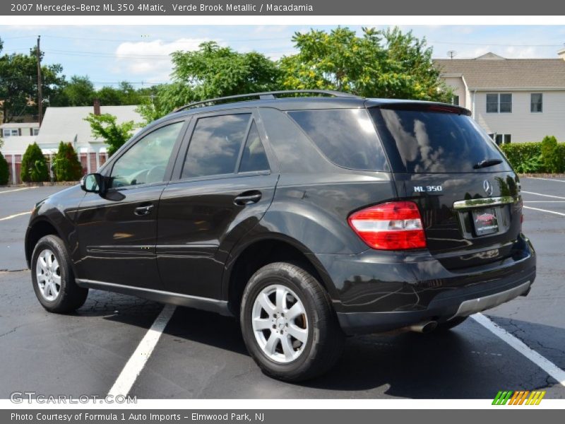Verde Brook Metallic / Macadamia 2007 Mercedes-Benz ML 350 4Matic
