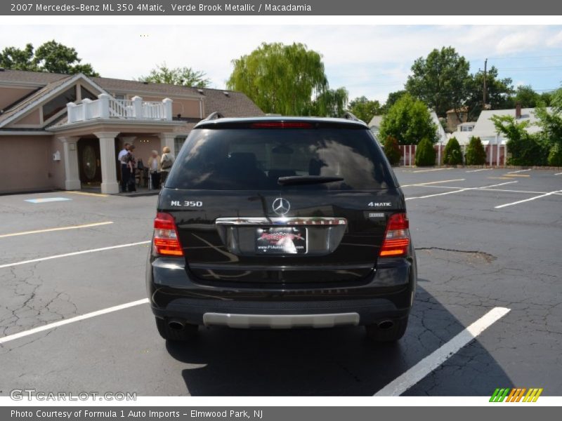 Verde Brook Metallic / Macadamia 2007 Mercedes-Benz ML 350 4Matic