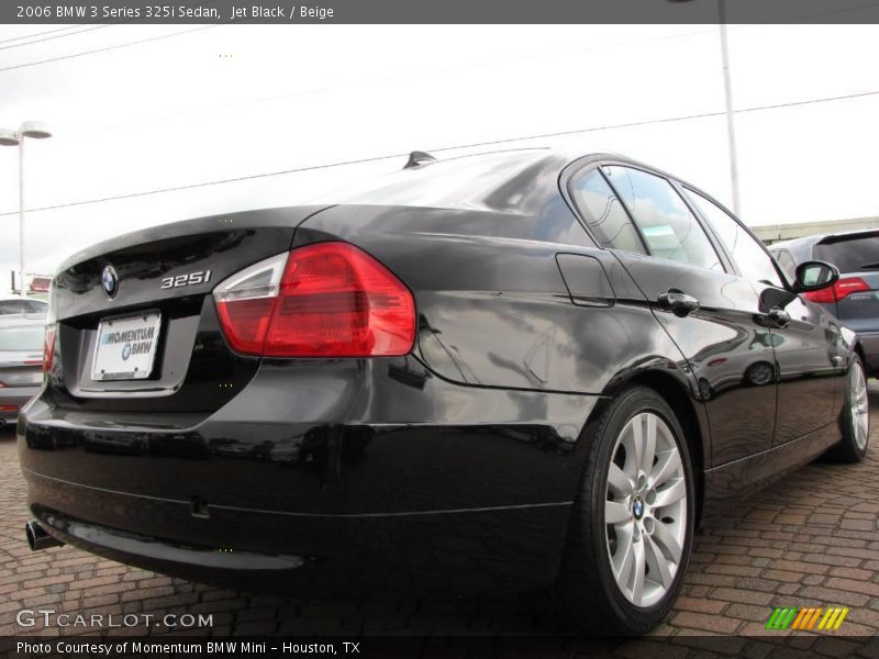 Jet Black / Beige 2006 BMW 3 Series 325i Sedan