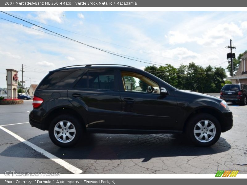 Verde Brook Metallic / Macadamia 2007 Mercedes-Benz ML 350 4Matic