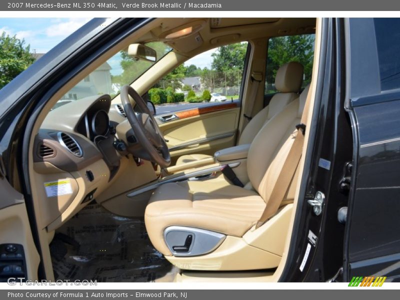 Verde Brook Metallic / Macadamia 2007 Mercedes-Benz ML 350 4Matic