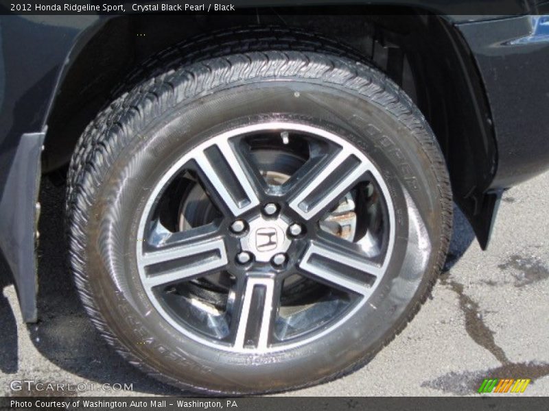 Crystal Black Pearl / Black 2012 Honda Ridgeline Sport