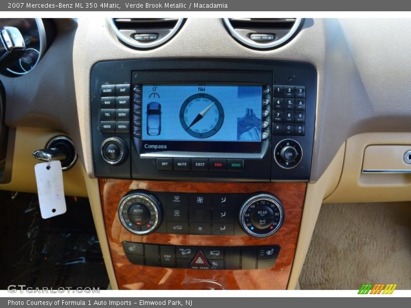 Verde Brook Metallic / Macadamia 2007 Mercedes-Benz ML 350 4Matic