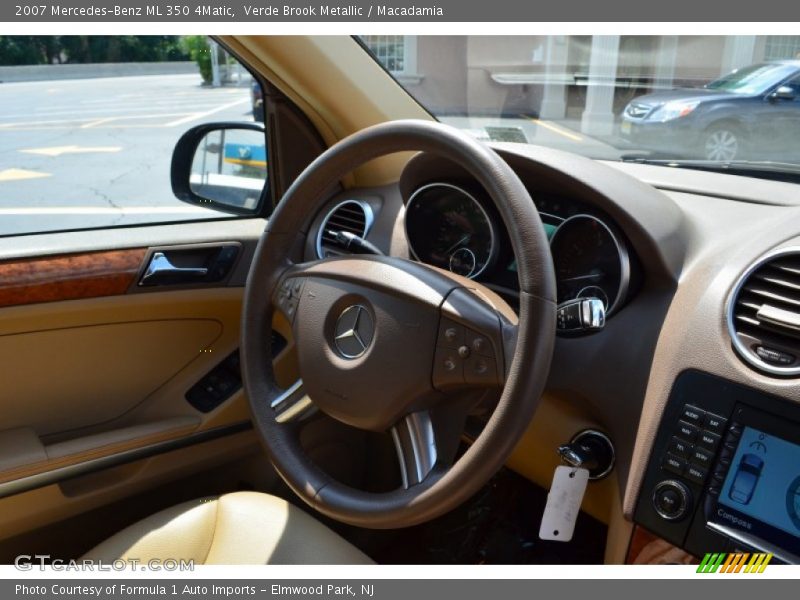 Verde Brook Metallic / Macadamia 2007 Mercedes-Benz ML 350 4Matic