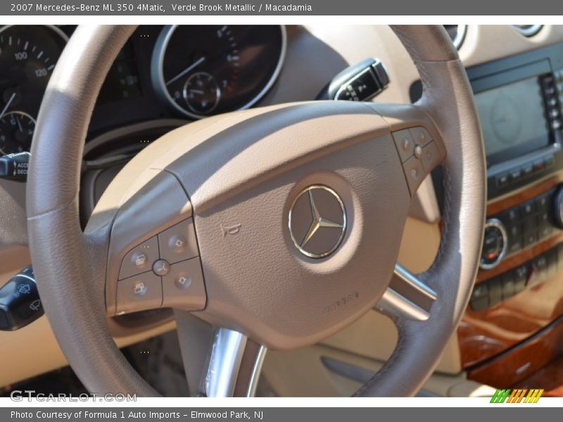 Verde Brook Metallic / Macadamia 2007 Mercedes-Benz ML 350 4Matic