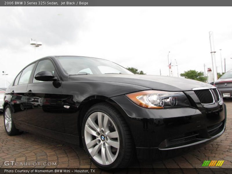 Jet Black / Beige 2006 BMW 3 Series 325i Sedan