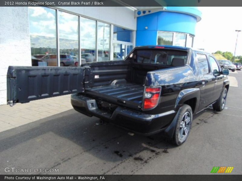 Crystal Black Pearl / Black 2012 Honda Ridgeline Sport
