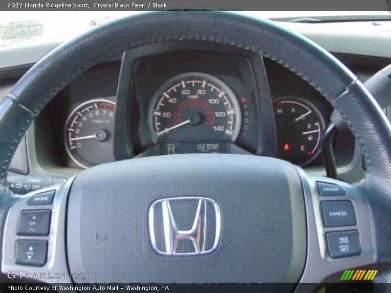 Crystal Black Pearl / Black 2012 Honda Ridgeline Sport