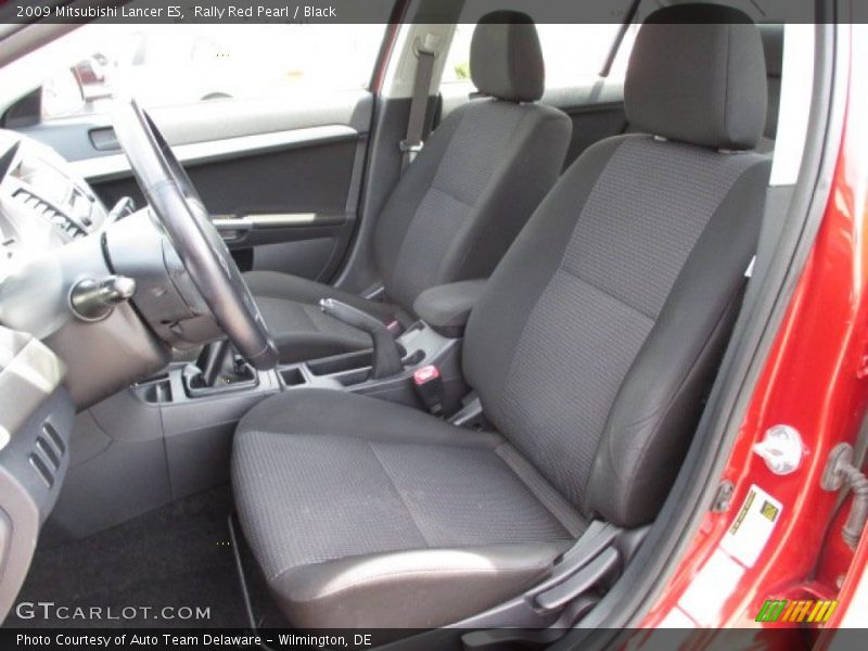 Rally Red Pearl / Black 2009 Mitsubishi Lancer ES