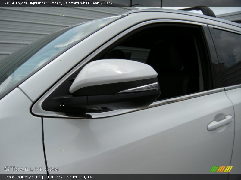 Blizzard White Pearl / Black 2014 Toyota Highlander Limited
