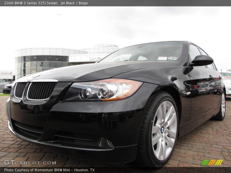 Jet Black / Beige 2006 BMW 3 Series 325i Sedan