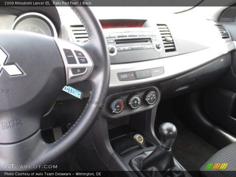 Rally Red Pearl / Black 2009 Mitsubishi Lancer ES