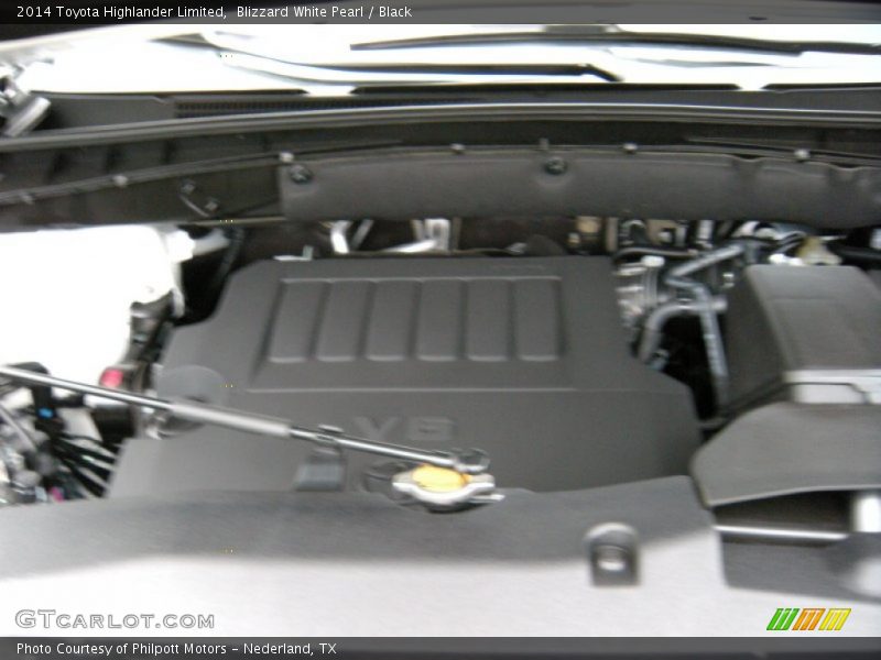 Blizzard White Pearl / Black 2014 Toyota Highlander Limited