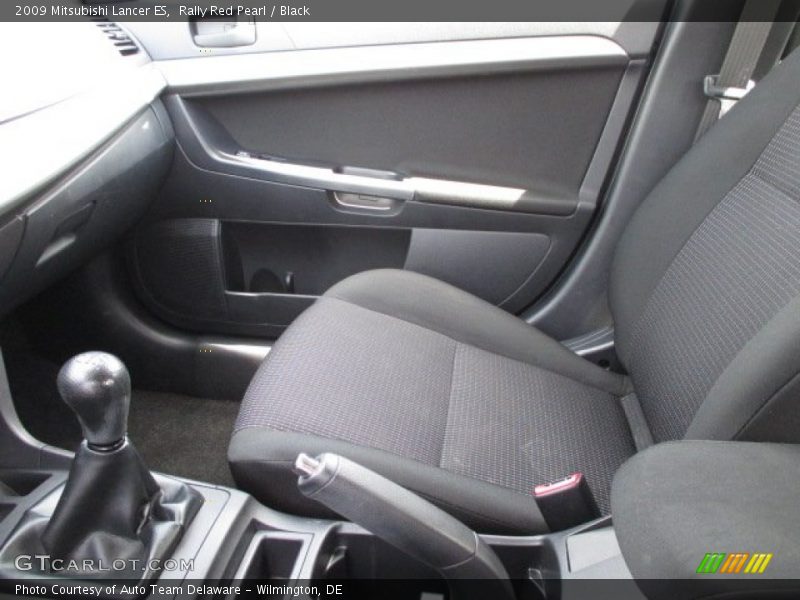 Rally Red Pearl / Black 2009 Mitsubishi Lancer ES