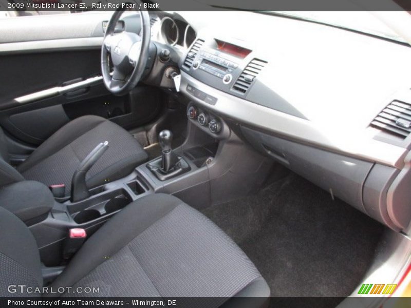 Rally Red Pearl / Black 2009 Mitsubishi Lancer ES