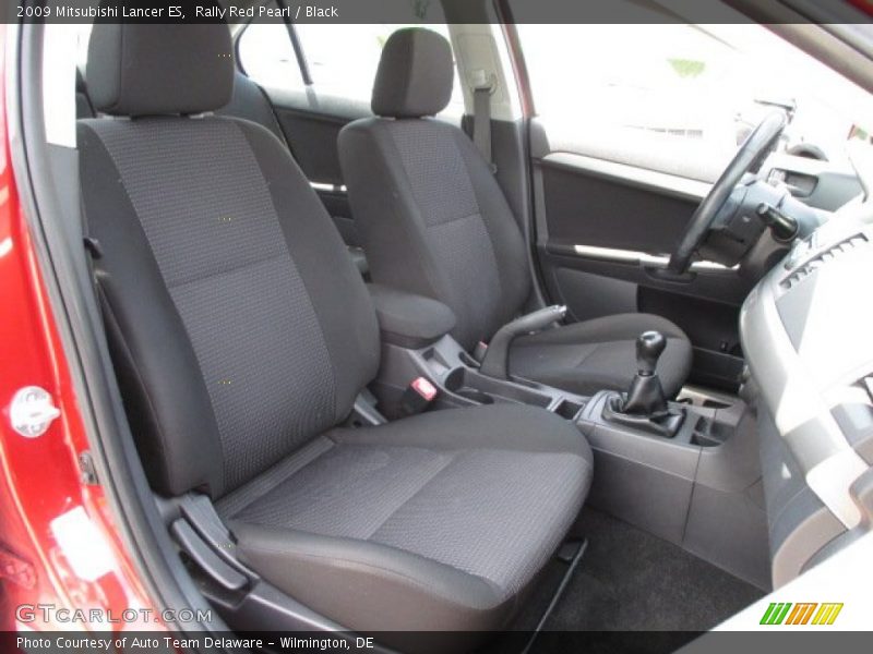 Rally Red Pearl / Black 2009 Mitsubishi Lancer ES