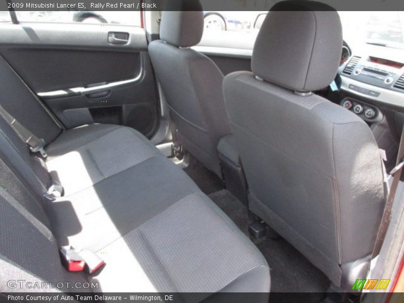 Rally Red Pearl / Black 2009 Mitsubishi Lancer ES