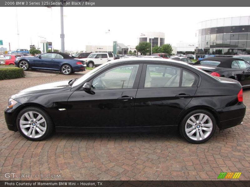 Jet Black / Beige 2006 BMW 3 Series 325i Sedan
