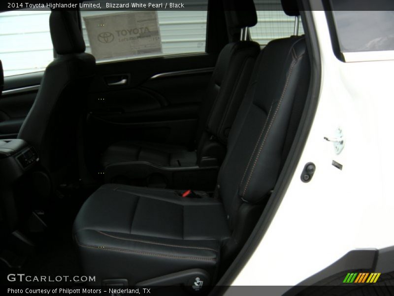 Blizzard White Pearl / Black 2014 Toyota Highlander Limited