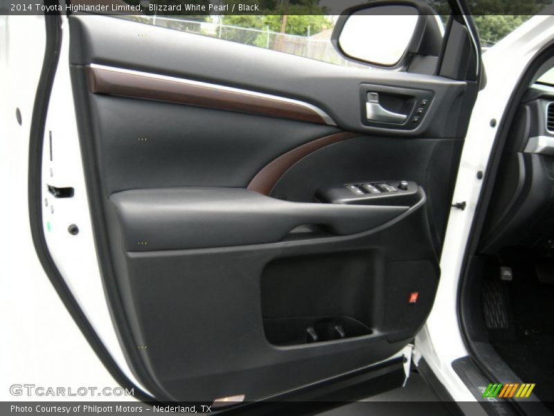 Blizzard White Pearl / Black 2014 Toyota Highlander Limited