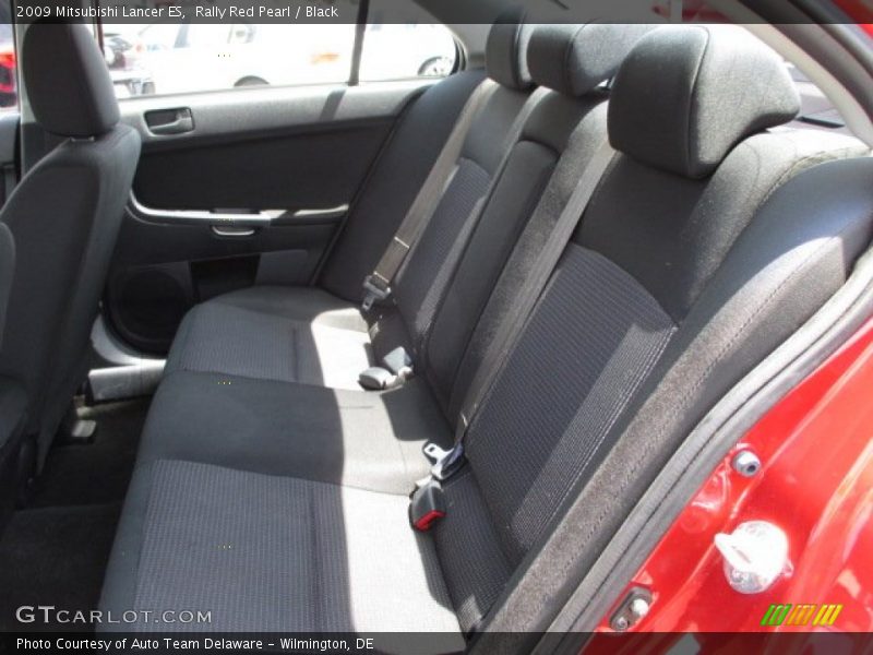 Rally Red Pearl / Black 2009 Mitsubishi Lancer ES