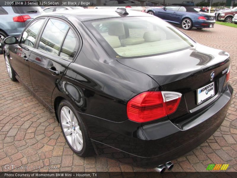 Jet Black / Beige 2006 BMW 3 Series 325i Sedan
