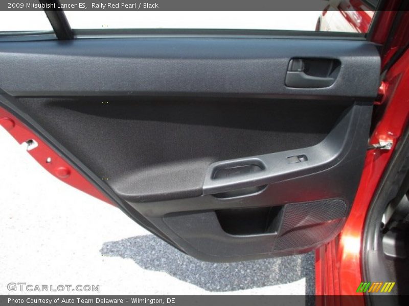 Rally Red Pearl / Black 2009 Mitsubishi Lancer ES
