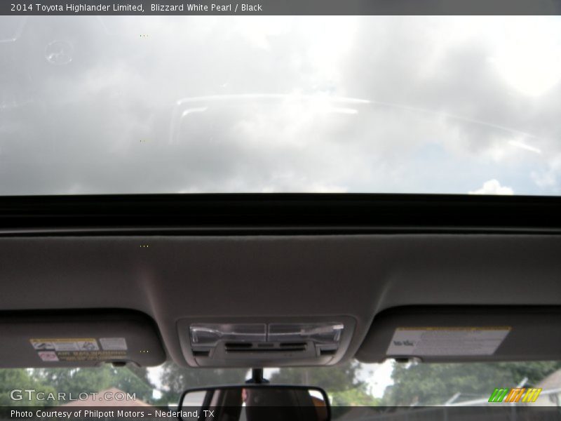 Blizzard White Pearl / Black 2014 Toyota Highlander Limited